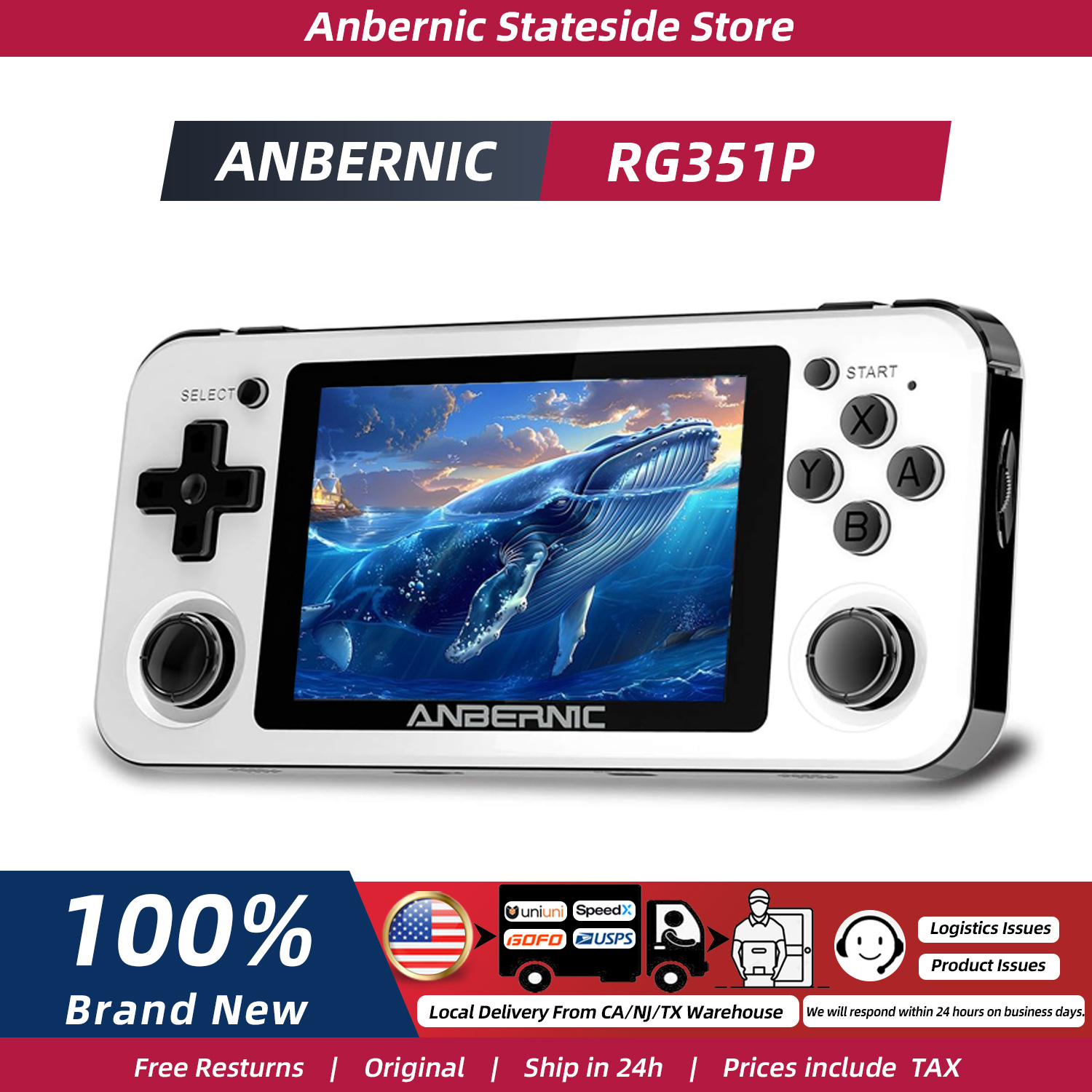Retro Gaming Anbernic - Console de jogos retrô portátil ANBERNIC