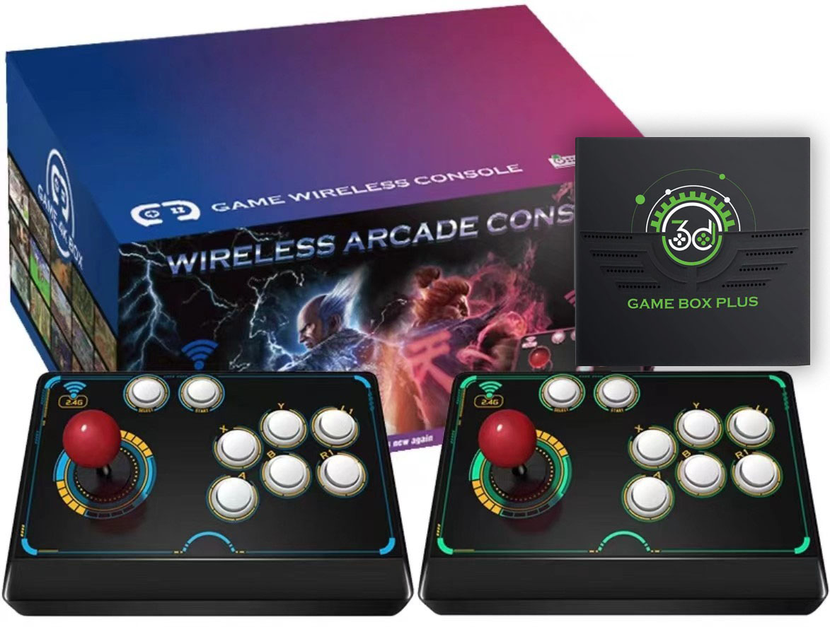 Retro Gaming Tv Box - V6 retro caixa de jogo 2.4g