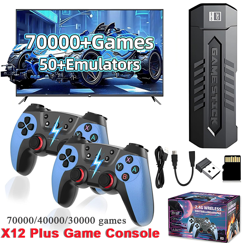 Retro Gaming Ps2 - Controle Retro X2 com 128GB e