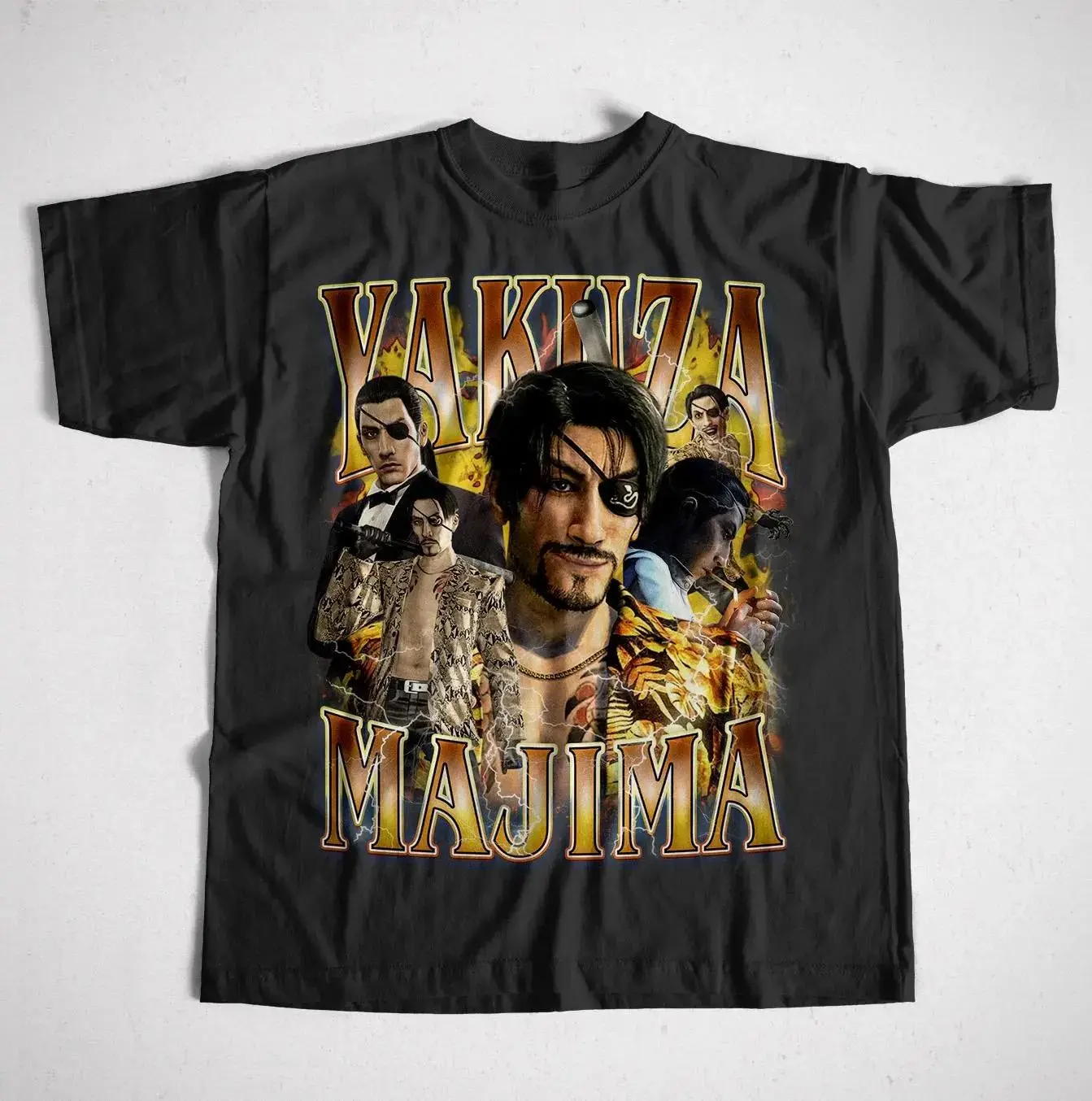 Retro Gaming Shirt - Camiseta Gráfica de Jogos Japonesa Vintage