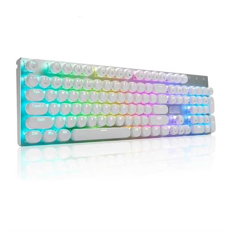 Retro Gaming Uk - Teclado Mecânico USB com Fio para