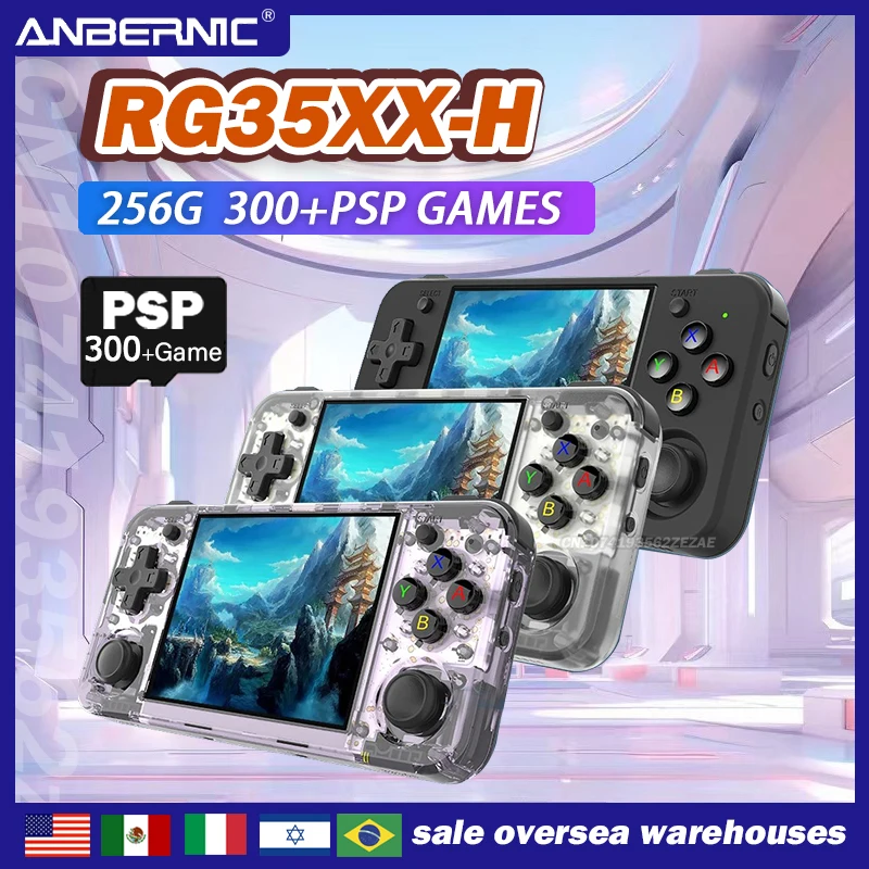 Retro Gaming Anbernic - ANBERNIC RG35XX H Consoles portáteis Tela