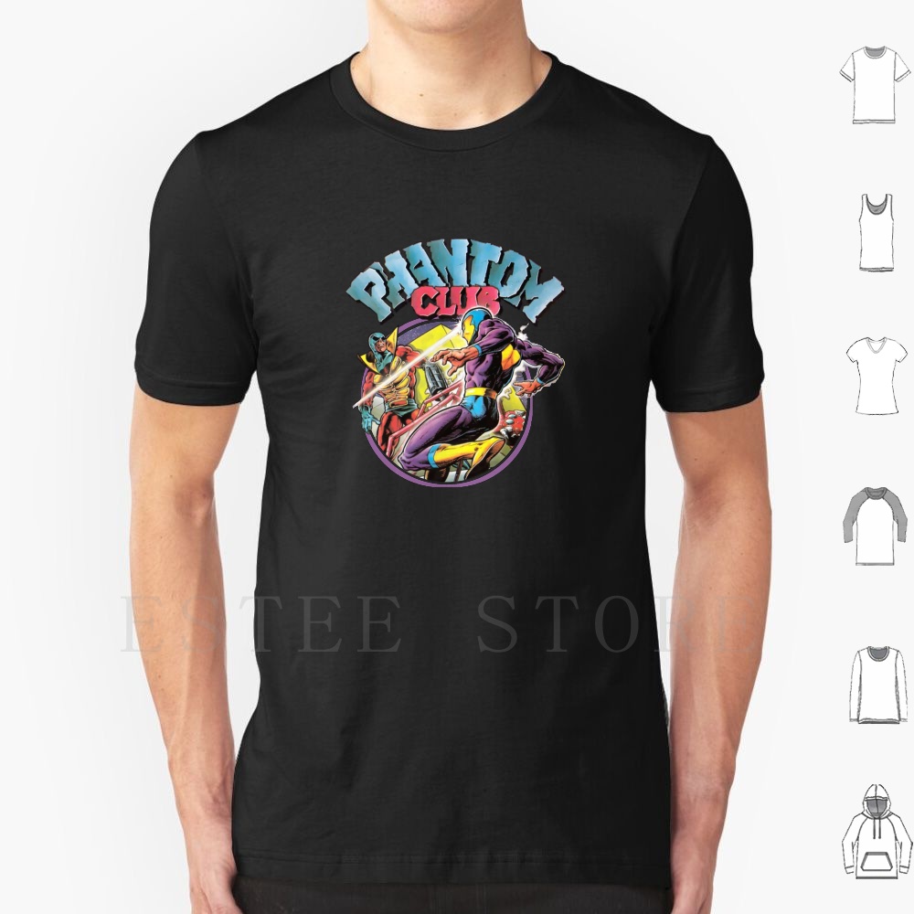 Retro Gaming Shirt - Camiseta Phantom Club-Badge DIY tamanho grande