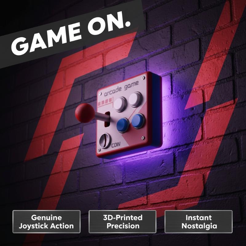 Gaming Retro Arcade - Placa de Botão de Jogo Retro,