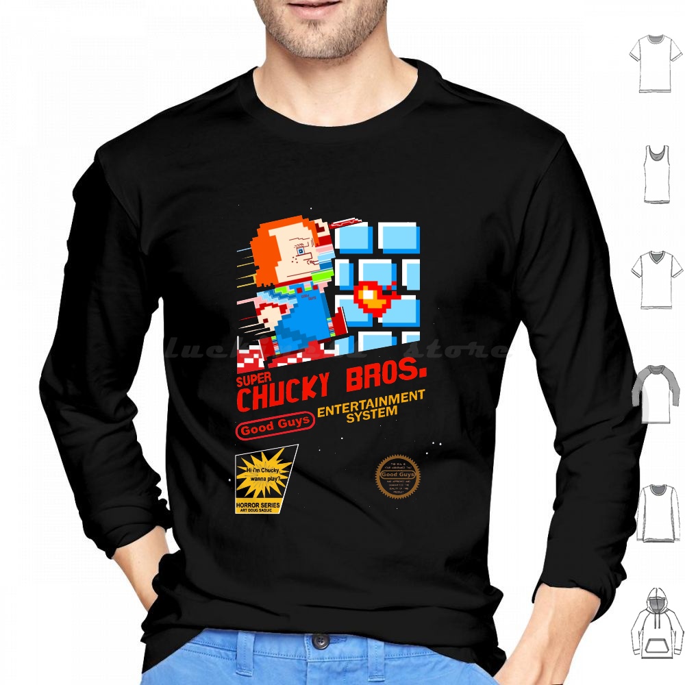 Retro Gaming Guy - Moletom Super Chucky 1 de Algodão