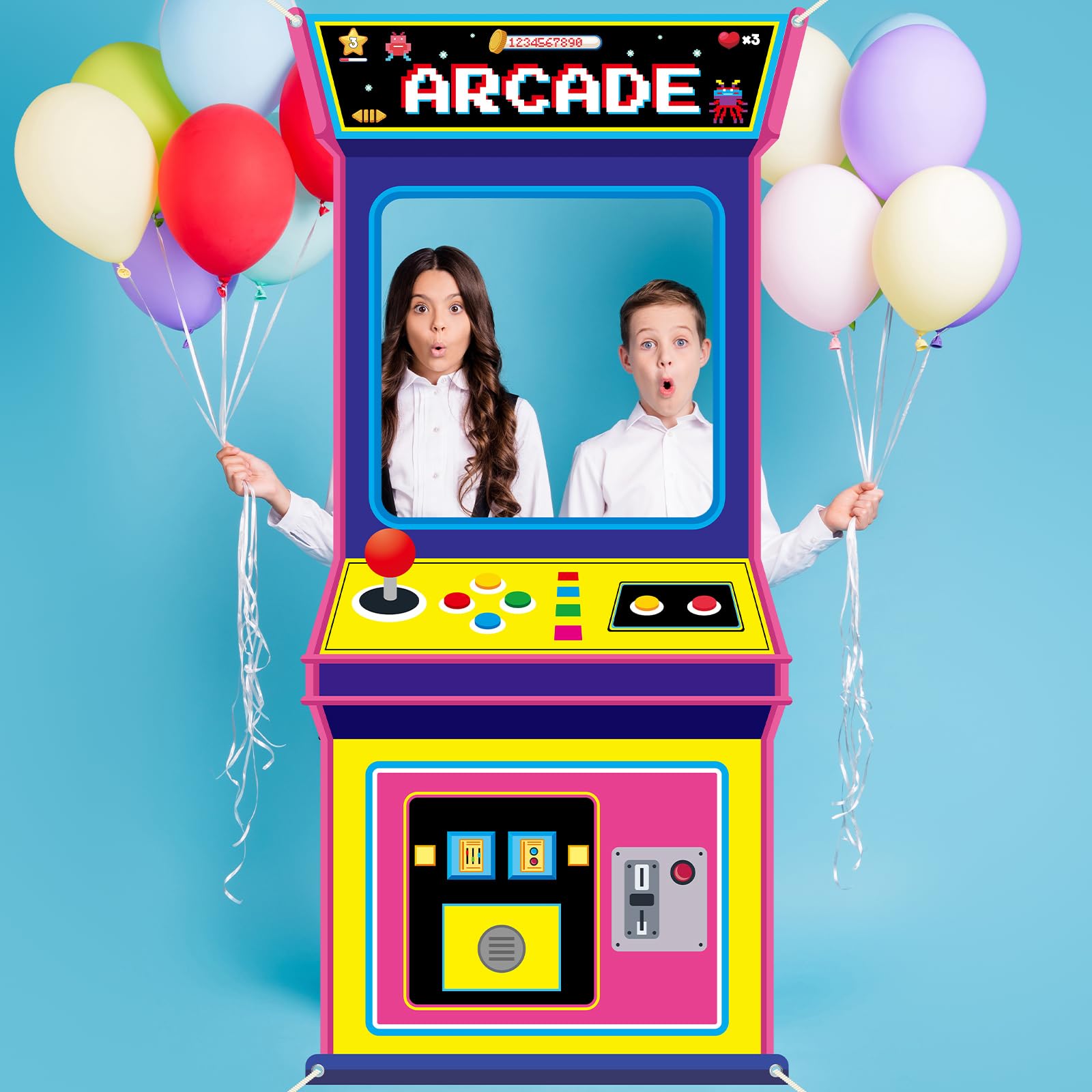 Fundo Fotográfico de Tecido co - Gaming Retro Arcade avaliação e preço