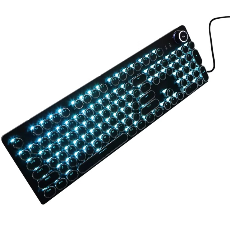 Teclado Mecânico Estilo Máquin - Retro Gaming Uk avaliação e preço