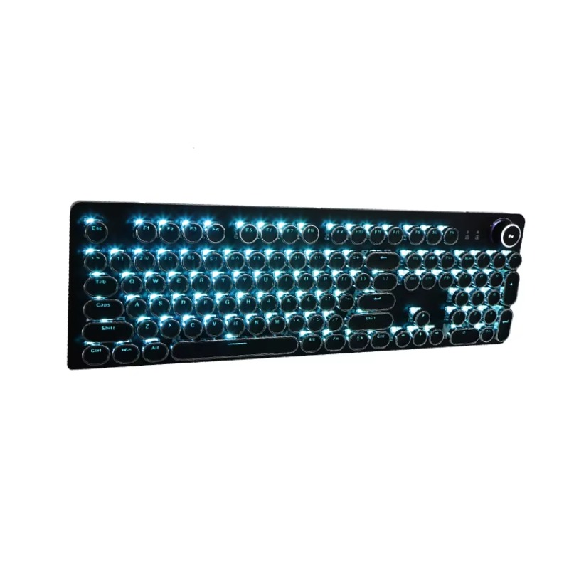 Teclado Mecânico Estilo Máquin - Retro Gaming Uk avaliação e preço