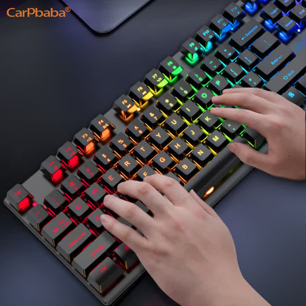 Carpbaba-Teclado mecânico retr - Retro Gaming Uk avaliação e preço