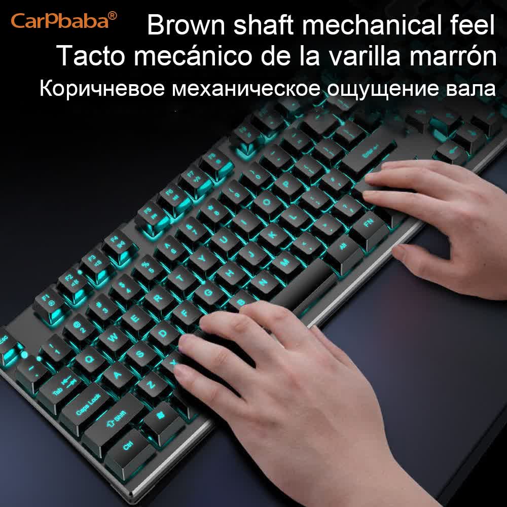 Carpbaba-Teclado mecânico retr - Retro Gaming Uk avaliação e preço