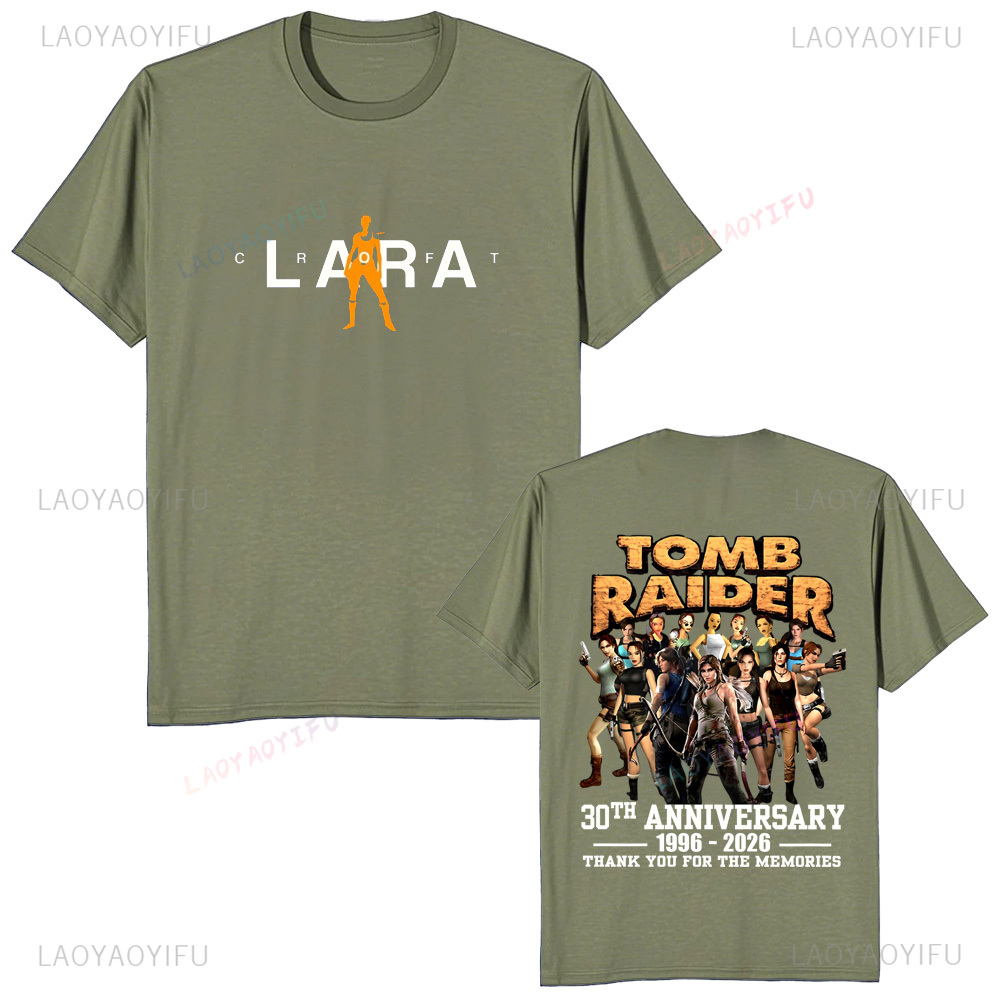 Tomb raider 30th aniversário u - Retro Gaming Shirt avaliação e preço