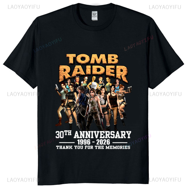 Tomb raider 30th aniversário u - Retro Gaming Shirt avaliação e preço
