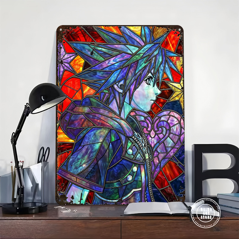 Kingdom Hearts Sora Arte em Vi - Retro Poster Gaming avaliação e preço