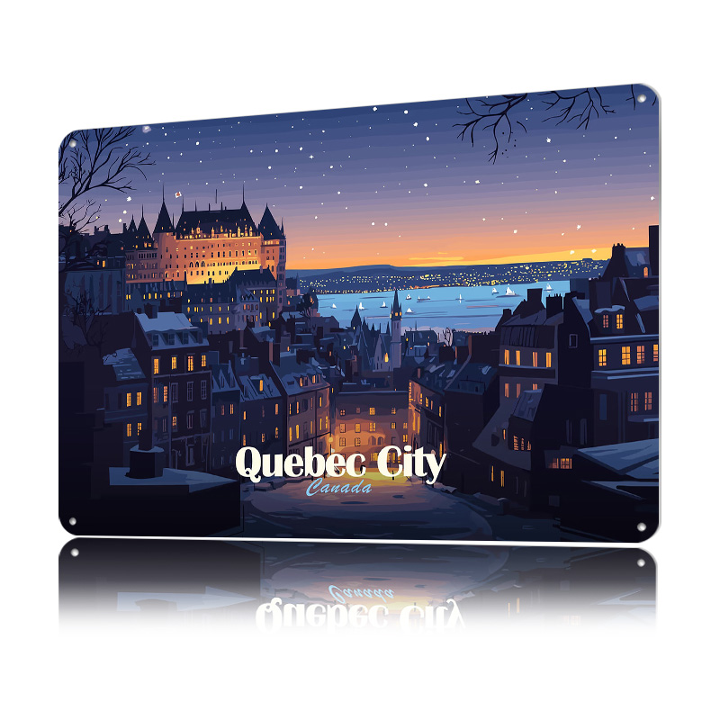 Pôster impresso da cidade do Q - Retro Gaming Quebec avaliação e preço