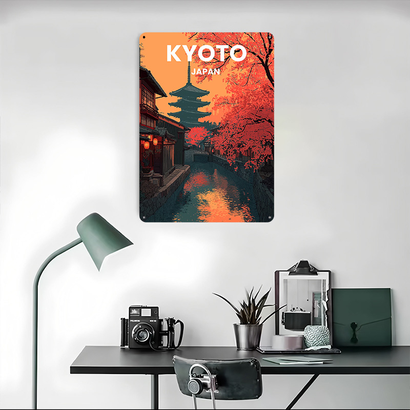 Pôster Metálico Retrô Vintage  - Retro Gaming Kyoto avaliação e preço