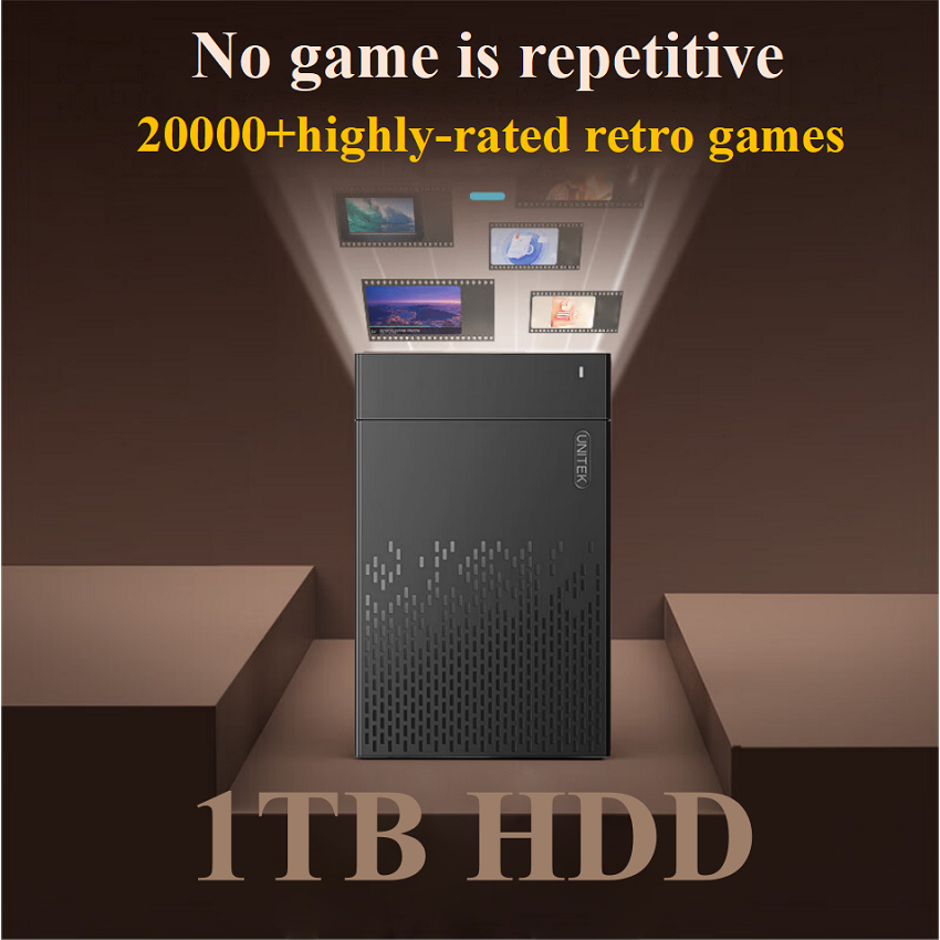 HDD Retro Gaming de 1TB com Ma - Retro Gaming Realm avaliação e preço