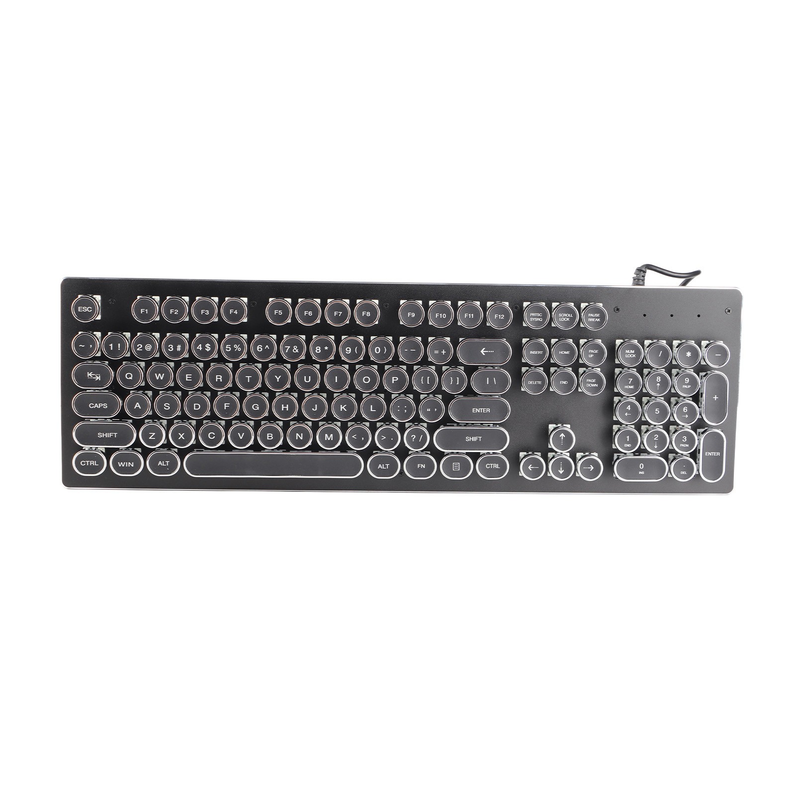 Teclado Mecânico Retro com Fio - Retro Gaming Uk avaliação e preço