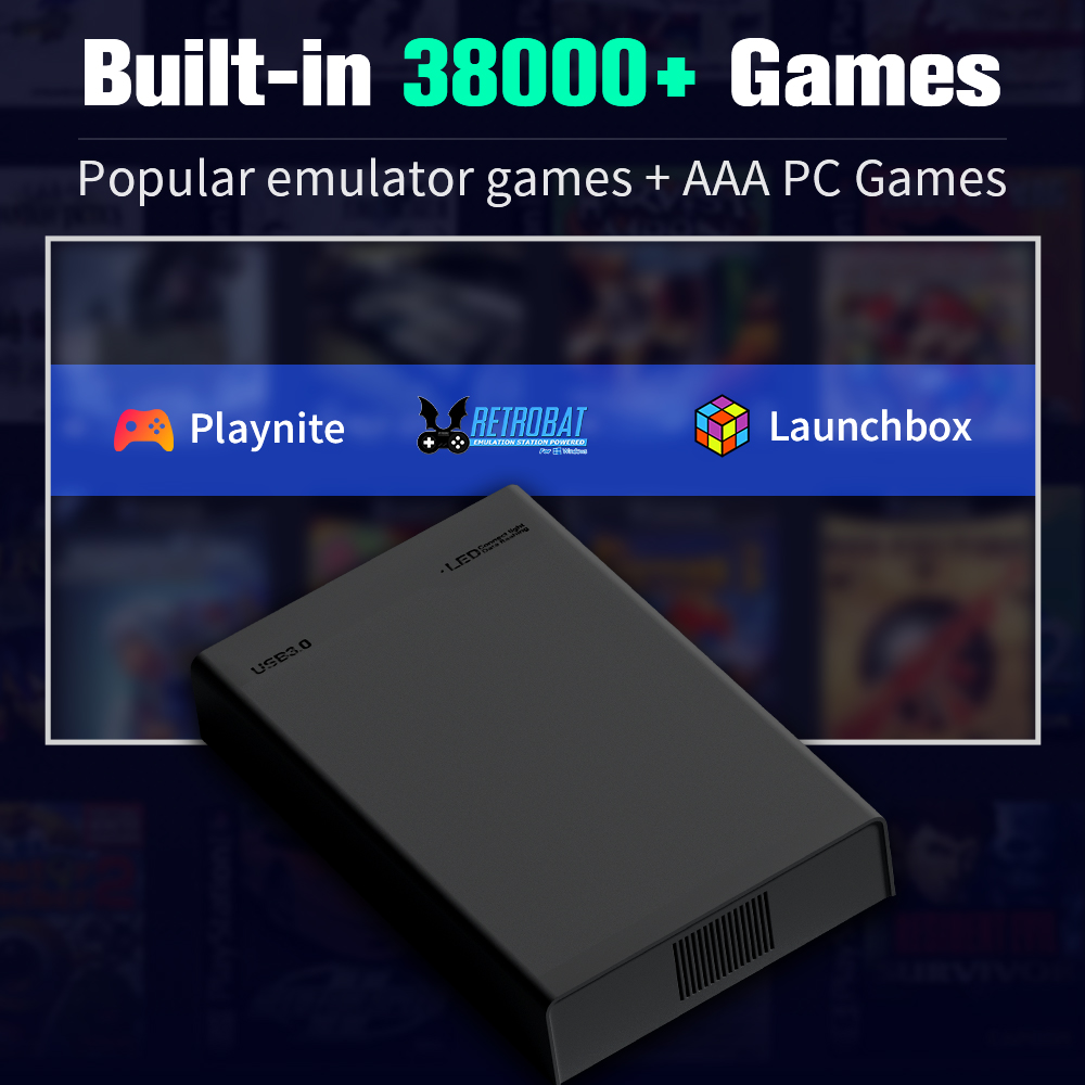 Disco rígido de jogos de 500G  - Retro Gaming Ps2 avaliação e preço