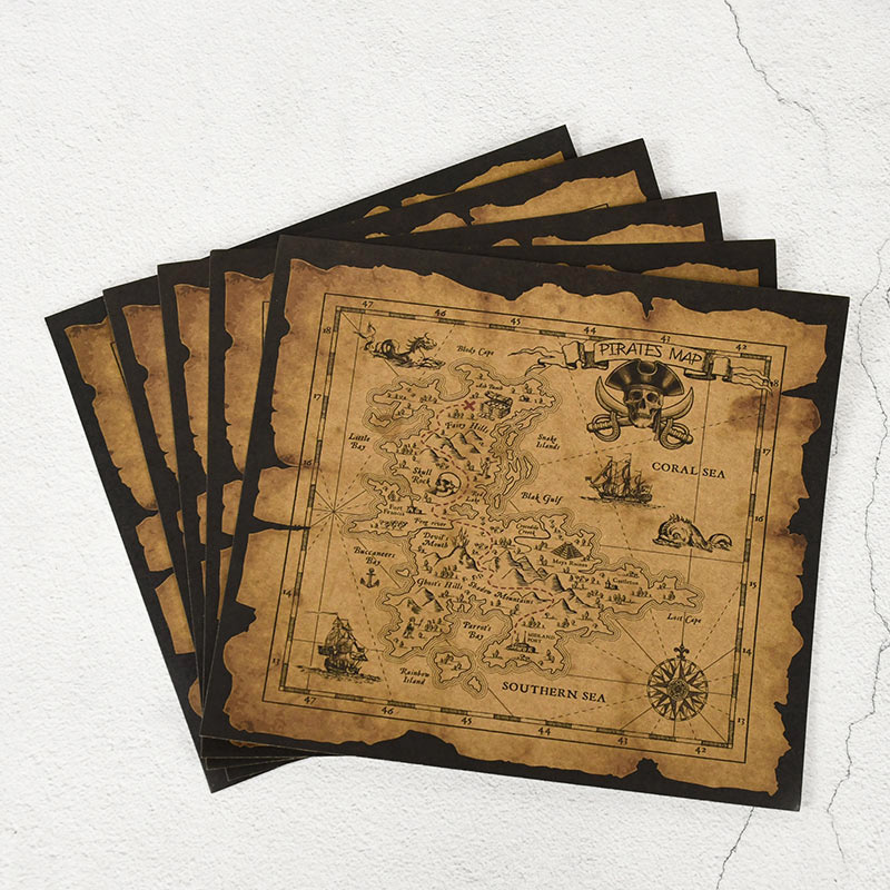 Mapa de Caça ao Tesouro Aventu - Retro Poster Gaming avaliação e preço
