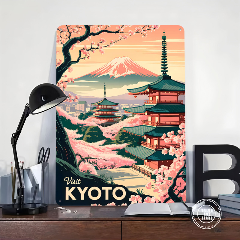 Visite Quioto: Pôster Metálico - Retro Gaming Kyoto avaliação e preço