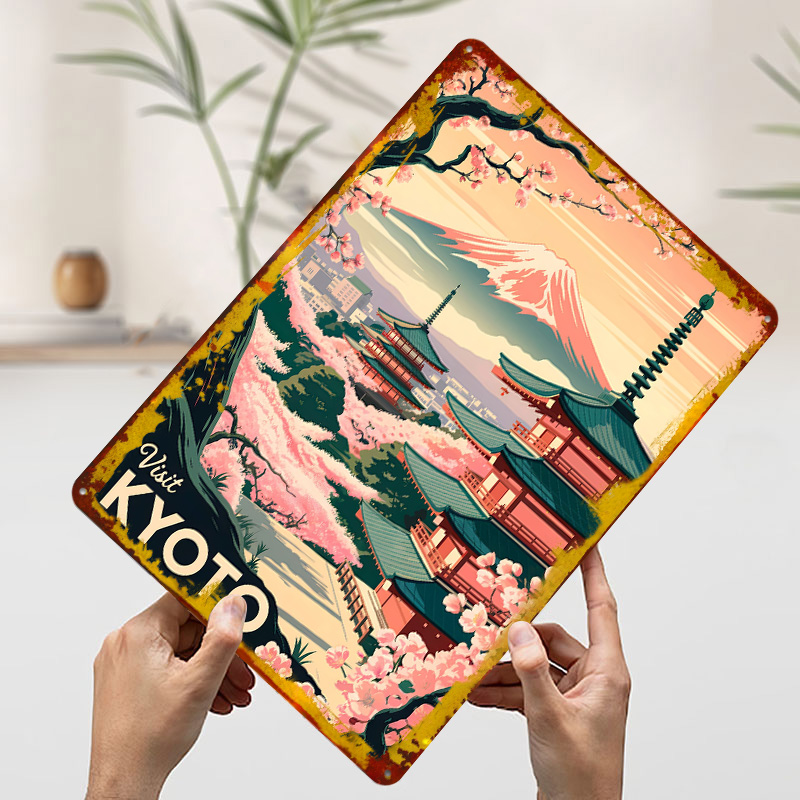 Visite Quioto: Pôster Metálico - Retro Gaming Kyoto avaliação e preço