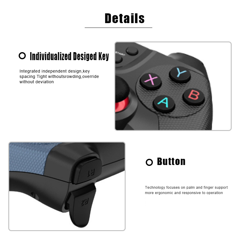 Gamepad sem fio controle de jo - Retro Gaming Tv Box avaliação e preço