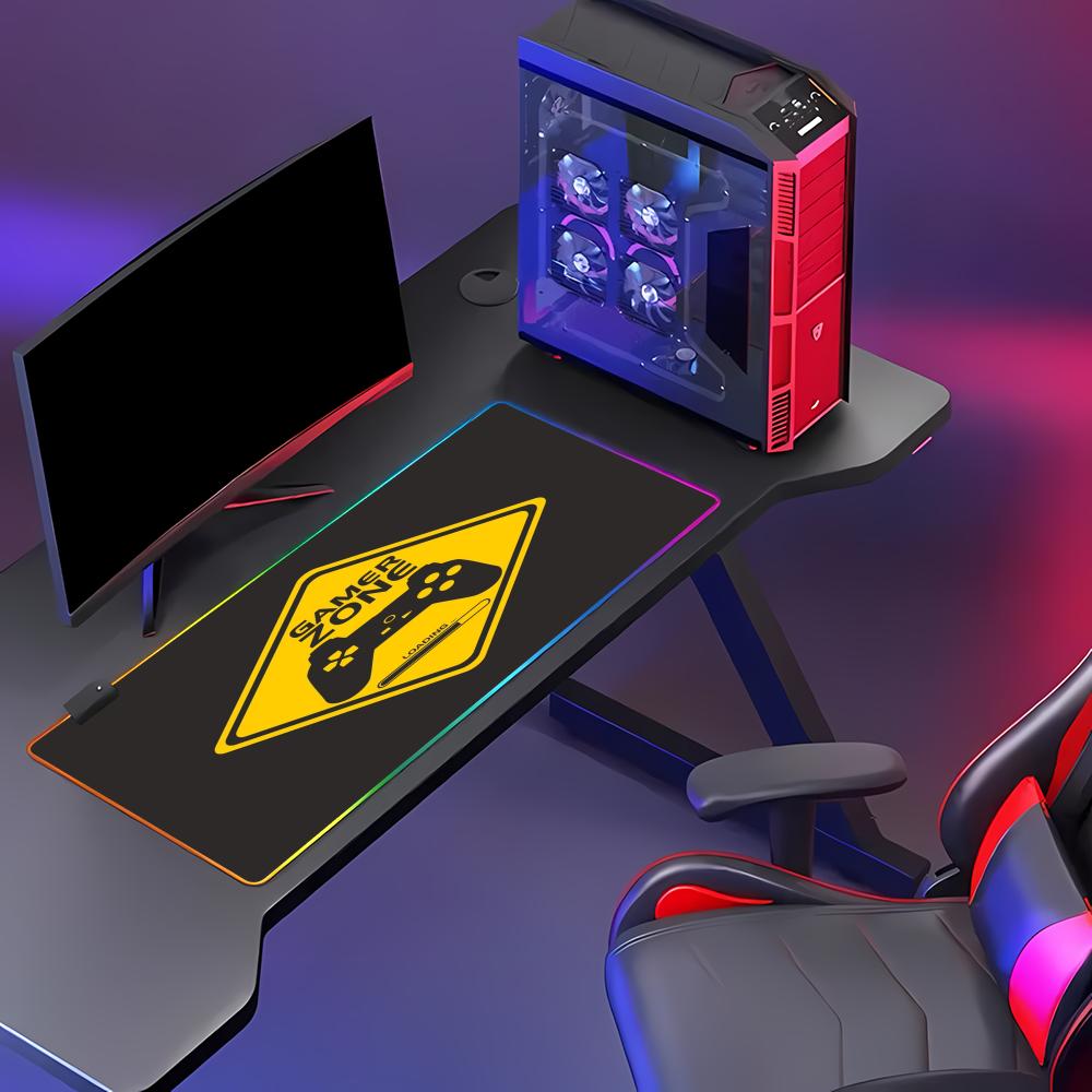 Mouse Pad Grande RGB para Jogo - Mouse Gaming Retro avaliação e preço