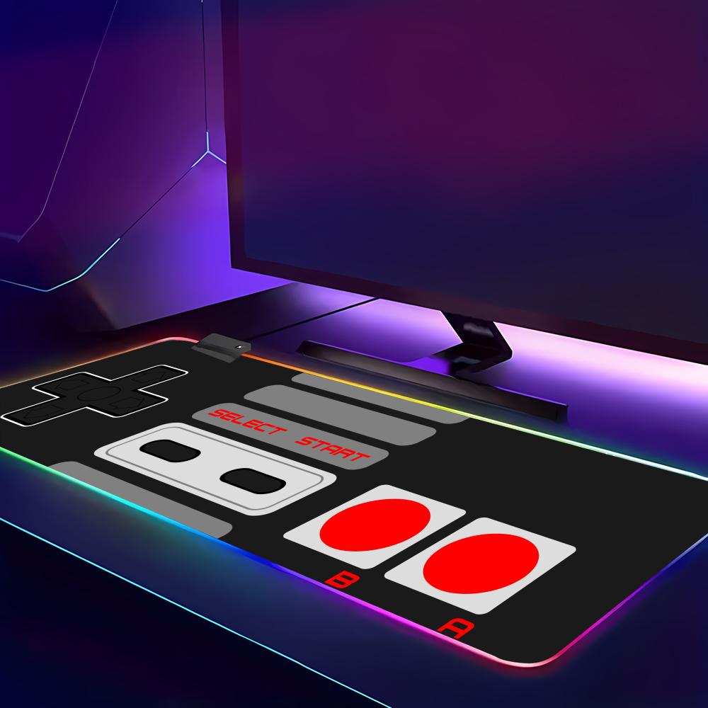 Mouse Pad Grande RGB para Jogo - Mouse Gaming Retro avaliação e preço