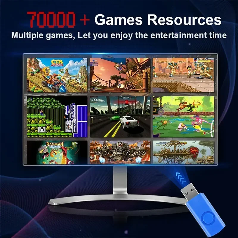 Console de jogos retrô 70000 + - Retro Gaming Ps2 avaliação e preço