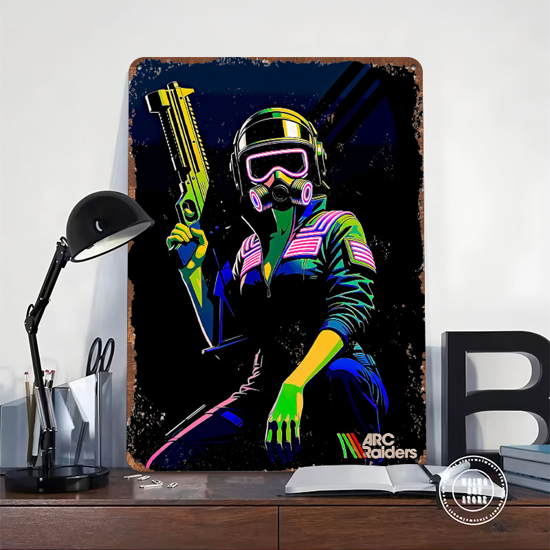 Pôster de Metal Personalizado  - Retro Poster Gaming avaliação e preço
