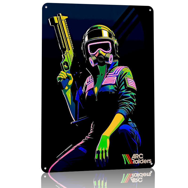 Pôster de Metal Personalizado  - Retro Poster Gaming avaliação e preço