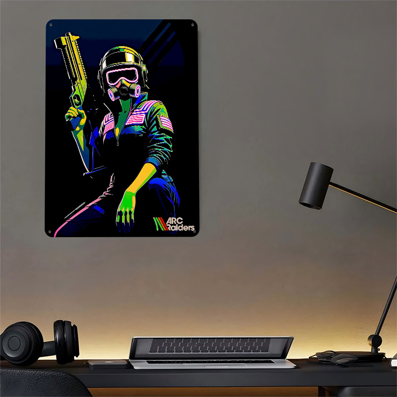 Pôster de Metal Personalizado  - Retro Poster Gaming avaliação e preço