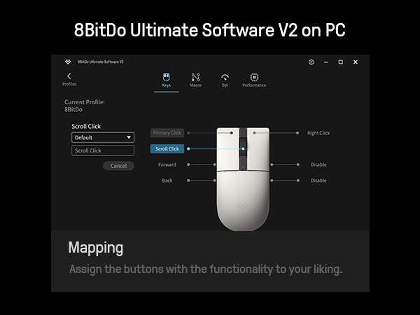 Mouse Retro 8BitDo R8 com Sens - Mouse Gaming Retro avaliação e preço